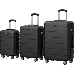 AlzaGuard Traveler Suitcase, 3 pcs súprava – čierna