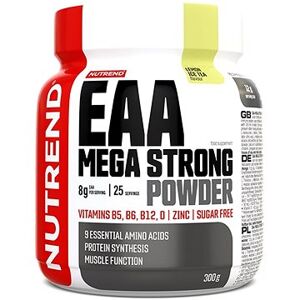 Nutrend EAA MEGA STRONG POWDER, 300 g, ľadový čaj citrón